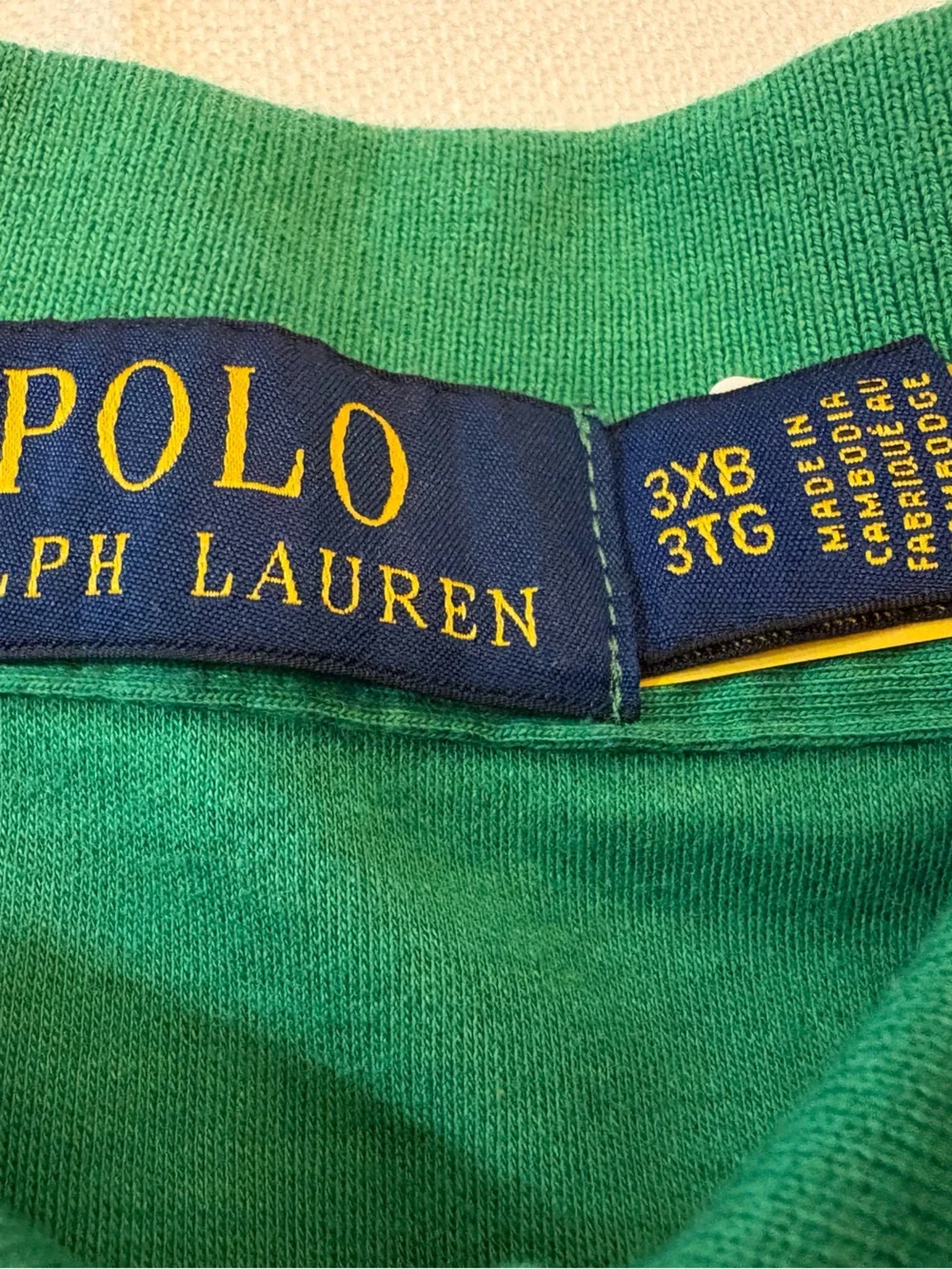 Ralph Lauren Green Men's Polo Shirt with Embroidered Pony
